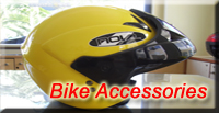 Bike accessories on rental bikes at Eurodriver